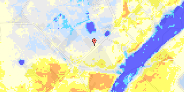 Ekstrem regn på Assensvej 235