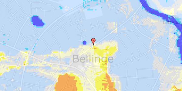 Ekstrem regn på Bellingevej 77