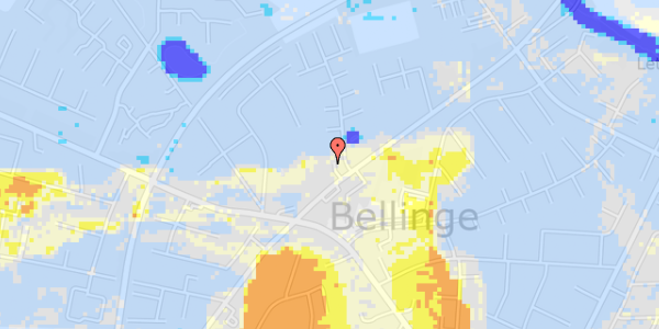 Ekstrem regn på Bellingevej 85