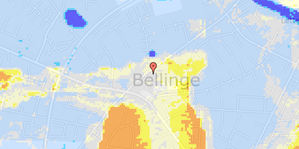 Ekstrem regn på Bellingevej 90