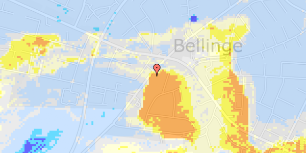 Ekstrem regn på Bellingevej 110