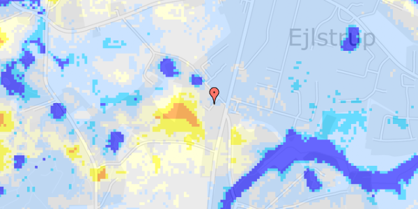 Ekstrem regn på Birkelunden 6B