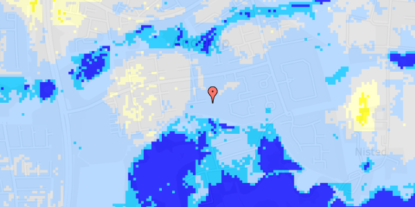 Ekstrem regn på Bispeengen 107