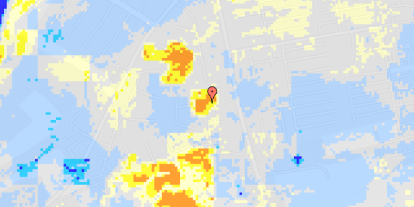 Ekstrem regn på Bjergmarken 69