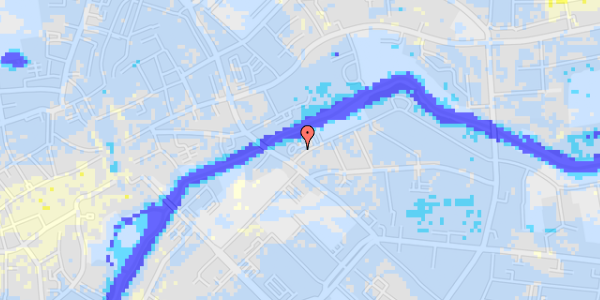 Ekstrem regn på Christiansgade 2, 2. th