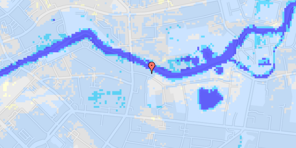 Ekstrem regn på Christiansgade 86, 3. mf