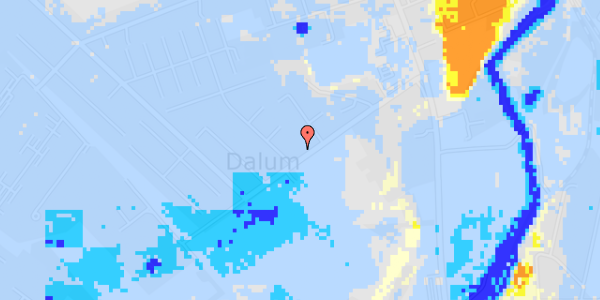 Ekstrem regn på Dalumgårds Allé 15