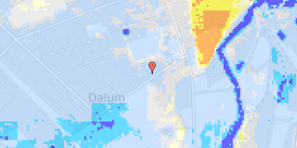 Ekstrem regn på Dalum Møllervej 4