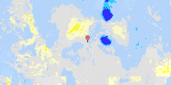 Ekstrem regn på Damhusvej 56