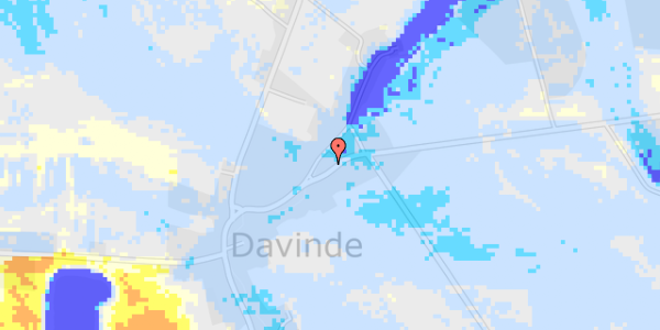 Ekstrem regn på Davinde Bygade 44