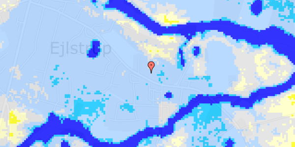 Ekstrem regn på Ejlstrupvej 175