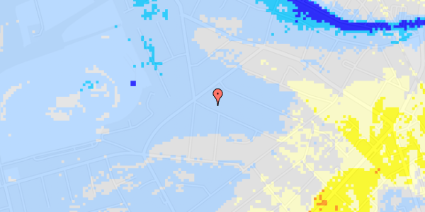 Ekstrem regn på Elisabeths Allé 35