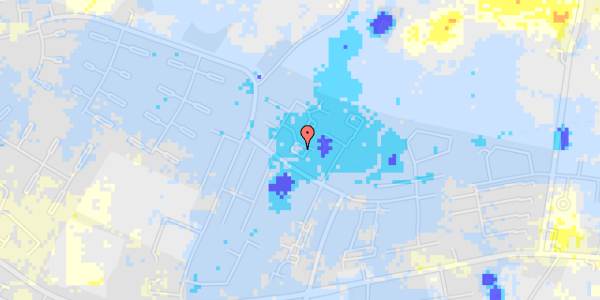 Ekstrem regn på Elsdyrløkken 62E