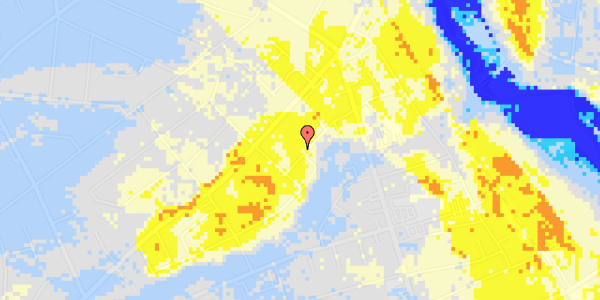 Ekstrem regn på Eyvinds Allé 17