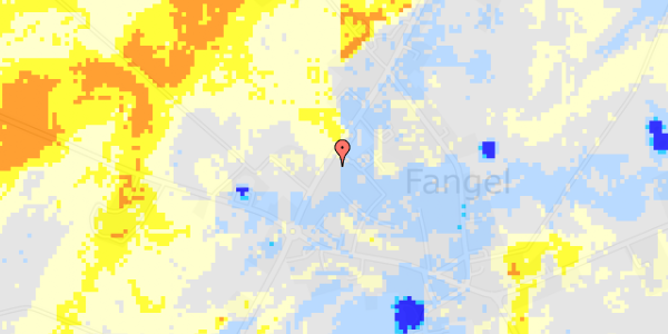 Ekstrem regn på Fangelvej 76