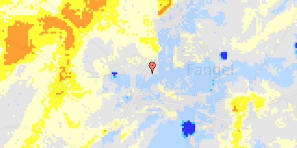 Ekstrem regn på Fangelvej 80