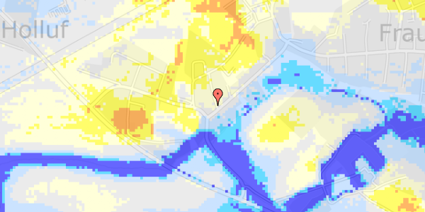 Ekstrem regn på Fraugde Byvej 3