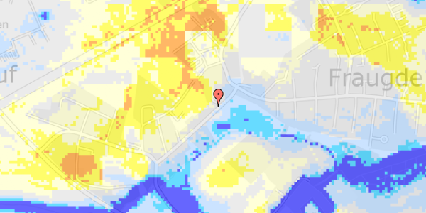 Ekstrem regn på Fraugde Byvej 25