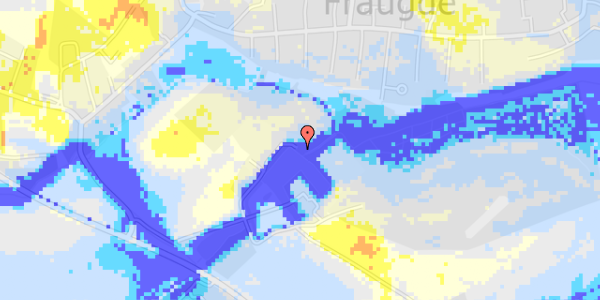 Ekstrem regn på Fraugdegårds Allé 8