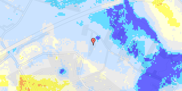 Ekstrem regn på Fraugde-Radby-Vej 67