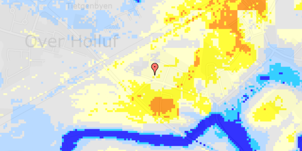 Ekstrem regn på Fraugdevej 20