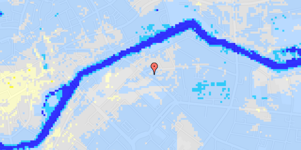 Ekstrem regn på Frederiksgade 26, 1. th