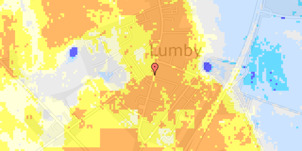 Ekstrem regn på H.C. Lumbyes Vej 17