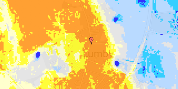 Ekstrem regn på H.C. Lumbyes Vej 35