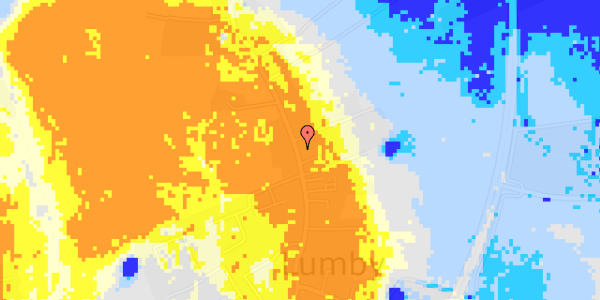 Ekstrem regn på H.C. Lumbyes Vej 46