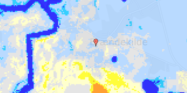 Ekstrem regn på Helleløkken 8