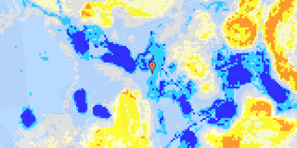 Ekstrem regn på Hesbjerg Skovvej 101