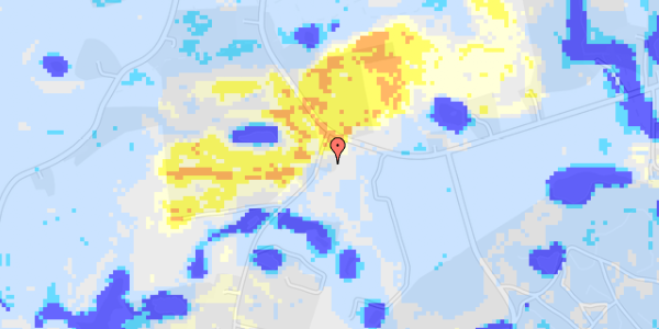 Ekstrem regn på Hesbjergvej 10