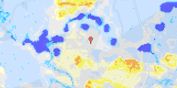 Ekstrem regn på Hesbjergvej 68