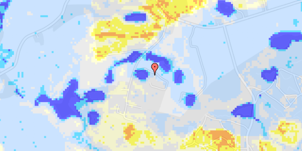 Ekstrem regn på Hesbjergvej 86