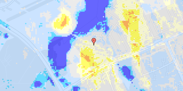 Ekstrem regn på Hindehøjen 35