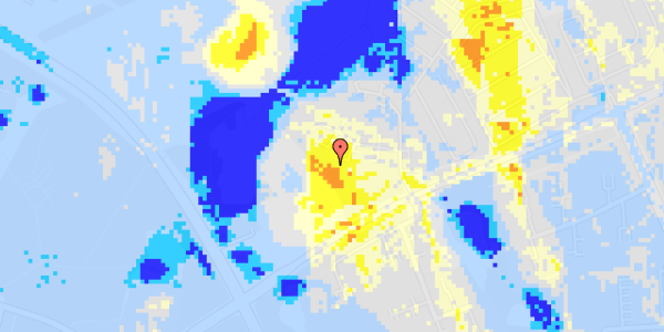 Ekstrem regn på Hindehøjen 126