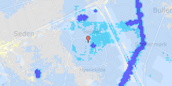 Ekstrem regn på Hvenekildeløkken 89