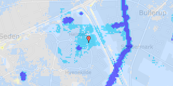 Ekstrem regn på Hvenekildeløkken 164