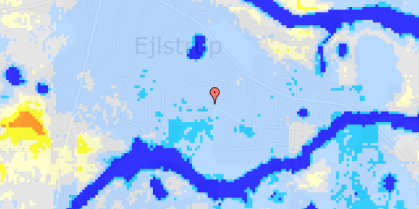 Ekstrem regn på Hvidtjørnvej 57