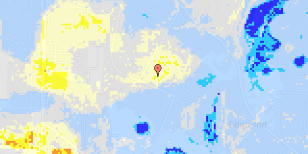 Ekstrem regn på Jakob Knudsens Vej 17