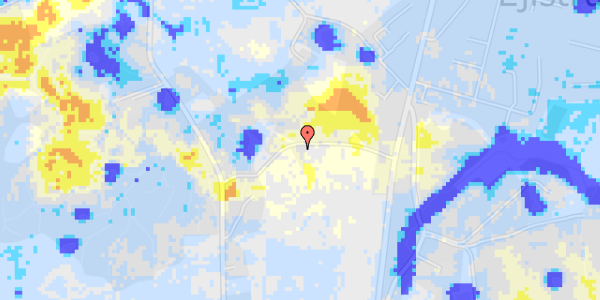 Ekstrem regn på Kalørvej 64