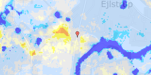 Ekstrem regn på Kalørvej 84