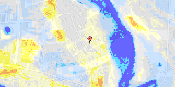 Ekstrem regn på Kildegårdsvej 239