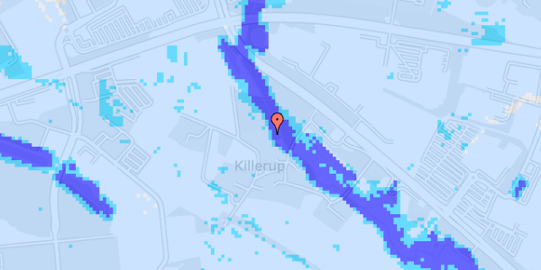 Ekstrem regn på Killerupgade 19