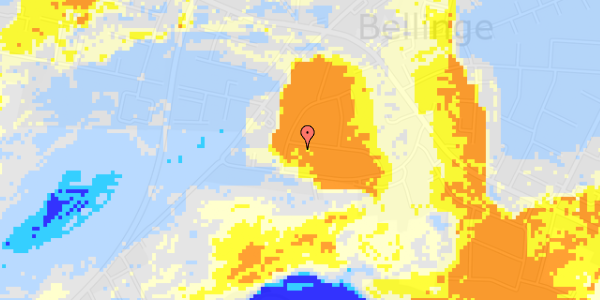 Ekstrem regn på Kirkebakken 20