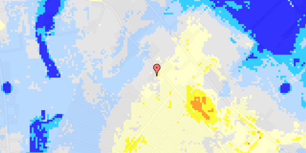 Ekstrem regn på Kirkegyden 77