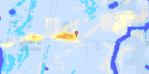 Ekstrem regn på Knullen 96