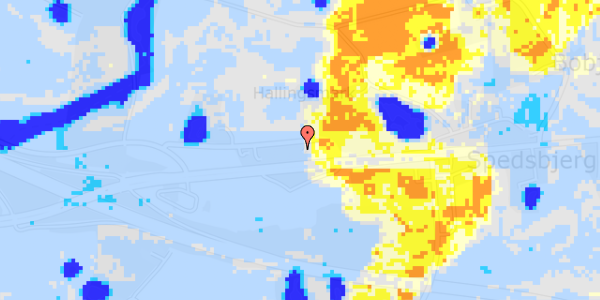 Ekstrem regn på Korsebjergvej 6