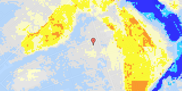 Ekstrem regn på Kristiansdals Allé 10