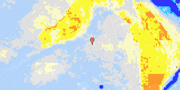 Ekstrem regn på Kristiansdals Allé 98